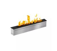 Bruciatore per camino bioetanolo Divina Fire "Smart Slim" in acciaio inox gri...