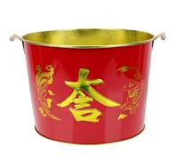 Bruciatore per Carta Rituale in Acciaio Inox Rosso, 1 Pezzo | Culto Buddha e Preghiera Benedizioni, Robusto e Facile da Pulire, Uso Domestico Tradizionale