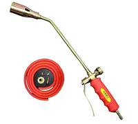 Bruciatore per erbacce, torcia per erbacce Bruciatore portatile a propano Biswitch con tubo da 6, 6 piedi e impugnatura antiscivolo per giardino, legno, ghiaccio, neve, strada