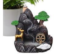 Bruciatore per incenso a cascata, contenitore per incenso a cascata, per casa, ufficio, meditazione, yoga, spazio, tempio