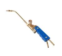 Bruciatore per Saldatura Gas Torcia 33cm Acetylen-Sauerstoff Blu+Oro Plastica