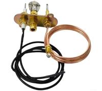 Bruciatore pilota a triplo foro per stufe a GPL con sicurezza ODS integrata e cavi di accensione estesi da 900 mm