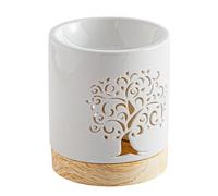 Bruciatore profumato Ceramy Life Tree - Bruciatore di cera fondente profumato, oggetto artigianale portafortuna, aromaterapia facile, diffusore di fragranza, decorazione regalo simbolico, 50 ml,