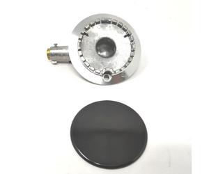 Bruciatore rapido + piattello spartifiamma per piano cottura Candy Hoover Iberna