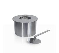 Bruciatore Rotondo per Camino a Bioetanolo Ø18x10 cm 2 lt Senza Vetro in