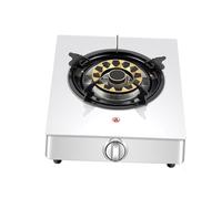 Bruciatore singolo for uso domestico, fornello a gas da tavolo in vetro temperato a nove cavità, fornello a gas a gas naturale/gas liquefatto, protezione antifiamma (Size : NG)