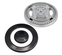 Bruciatore tripla corona ultrarapido + piattelli spartifiamma cucina gas Nardi