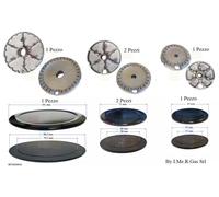 Bruciatori e Cappellotti Electrolux Aeg Rex Cucina Piano Cottura a 4 Fuochi