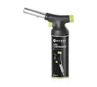 Hendi Bruciatore Crème-Brûlée e ricarica, cannello da cucina a gas butano, torcia cucina, 175x68x(h)260mm, Set: Bruciatore & Cartuccia