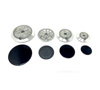 Bruciatori + piattelli spartifiamma 4 fuochi cucina Meneghetti set fornelli