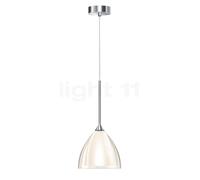 Bruck Silva Lampada a sospensione, cromo lucido/vetro fumé - ø16 cm , articolo di fine serie