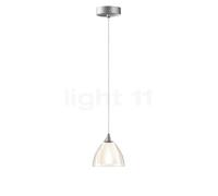 Bruck Silva Lampada a sospensione, cromo opaco/vetro fumé - ø11 cm , articolo di fine serie