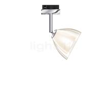 Bruck Silva Spot per Duolare Binario - ø11 cm, cromo lucido/vetro fumé