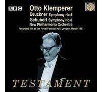 Klemperer Bruckner: Sinfonie Nr.5 / Schubert: Sinfonie Nr.8 (CD)