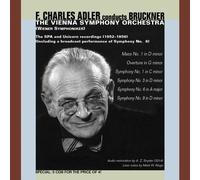 Frederick Charles Adler F. Charles Adler Conducts Bruckner (CD) Box Set