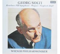 BRUCKNER Anton (Austria) - BRUCKNER, Anton: Symphony nr.7 in E major - WAGNER, Richard: Siegfried Idyll ----VINYL-DEC 323/4-DECCA - Inghilterra-BRUCKNER Anton (Austria)-SOLTI Georg (dir - pianoforte); Vienna Philharmonic Orchestra