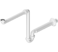 Bruckner sifone per lavabo a tubo bianco 151.127.0