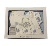 Bruco Bruco - Set Letto 3 pezzi, Cielo - Orsacchiotto