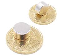 Brudazon | 20 Mini Magneti Dischi da 10x5mm | grado magnetico N52 - magneti in neodimio ultra potenti | magneti per modellismo, foto, lavagne magnetiche | piccoli, rotondi ed extra potenti