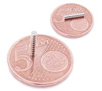 Brudazon | 30 Mini Magneti Dischi da 2x1mm | grado magnetico N52 - magneti in neodimio ultra potenti | magneti per modellismo, foto, lavagne magnetiche | piccoli, rotondi ed extra potenti