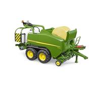 bruder 02032 - Combinazione pressa-avvolgitrice John Deere C441R | Presse per balle rotonde per agricoltura e fattoria, scala 1:16