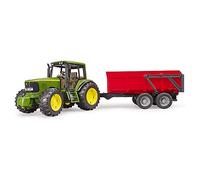 Bruder 02057 Trattore John Deere 6920 con Rimorchio Ribaltabile Rosso 3 Anni+