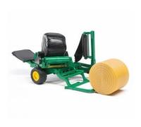 Bruder 02122 4 anno/i Plastica Verde Giallo Bale wrapper with okery and black