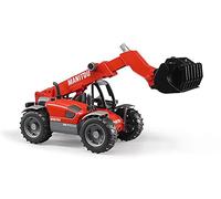 bruder 02125 - Pala telescopica Manitou MLT 633, veicoli, veicolo da costruzione, macchina da costruzione, carrello elevatore, pala gommata, giocattolo