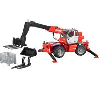 Bruder 02129 - Carrello Manitou MRT 2150 con Accessori - 1 pz.