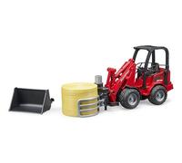 Bruder BRD02192 Schäffer - Ruspa 2630 con Accessori e Balla di Fieno