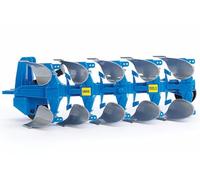 bruder 02331 - Aratro reversibile, trattore, accessori, aratro, rimorchio, azienda agricola