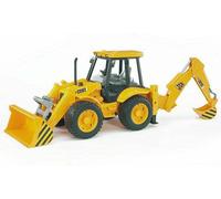 Bruder 02428 Caricatore JCB 4CX - Giocattolo-Scala 1:16 52X16X18,5CM