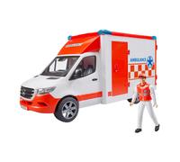 bruder 02676 - Ambulanza Mercedes Benz Sprinter modulo luci e suoni integrato, v