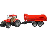 Bruder 03099 - Trattore Case Ih Puma 230 Cvx con rimorchio Krampe - scala 1/16