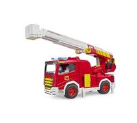 bruder 03472 - ROADMAX autopompa con scala girevole | Veicolo dei vigili del fuoco, auto dei pompieri, auto di soccorso, giocattoli per bambini dai 2 anni in su