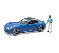 Bruder Modellino Auto Vacanze Roadster Blu con Pilota