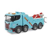 bruder 03553 - Scania Super 560R camion di soccorso e traino | Camion con modulo luci e suoni, carro attrezzi, furgone, veicoli, giocattoli dai 4 anni in su, 1:16
