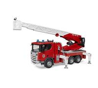 Scania Super 560R camion dei pompieri con scala girevole, pompa dell''acqua, luci e suoni, Veicolo modello