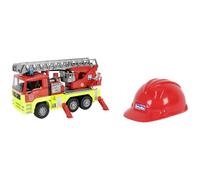 bruder 1760 MAN Scala rotante TGA per vigili del fuoco + casco da gioco per vig