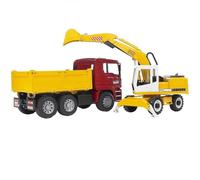 Bruder Camion Man Con Escavatore Liebherr 0 Per Bambini da 3 + Anni - 2751