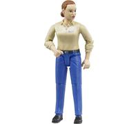 bruder 60408 Donna Bruder con una pelle e dei pantaloni blu scuro