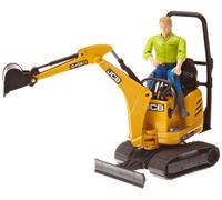 BRUDER JCB Micro escavatore 8010 CTS con figura 62002