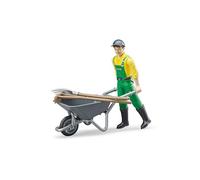 Bruder 62610 - bworld Set di Personaggi Agricoltore con Accessori