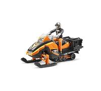 bruder 63101 - Motoslitta con conducente e attrezzatura, battipista, servizio invernale, motoslitta