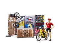Bruder 63120 Negozio di Bici e Assistenza con Bicicletta e Personaggio Bworld 4