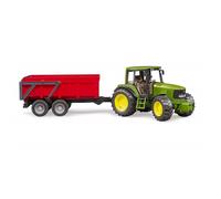 Bruder BRD02057 John Deere - Trattore con Rimorchio