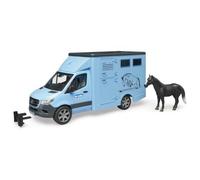 Bruder BRD02674 MB Sprinter trasporto animali con 1 cavallo