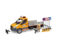Bruder BRD02677 MB Sprinter lavori stradali con personaggio e accessori