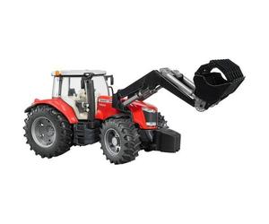 Bruder BRD03047 Trattore Massey Ferguson 7600 con benna