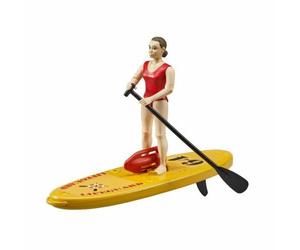 Bruder BRD62785 Guardaspiaggia con Stand Up Paddle